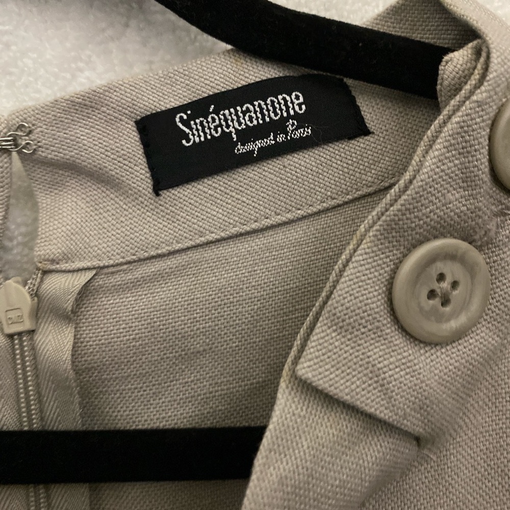 Sinequanone Paris dress size 36 US equivalent to XS.